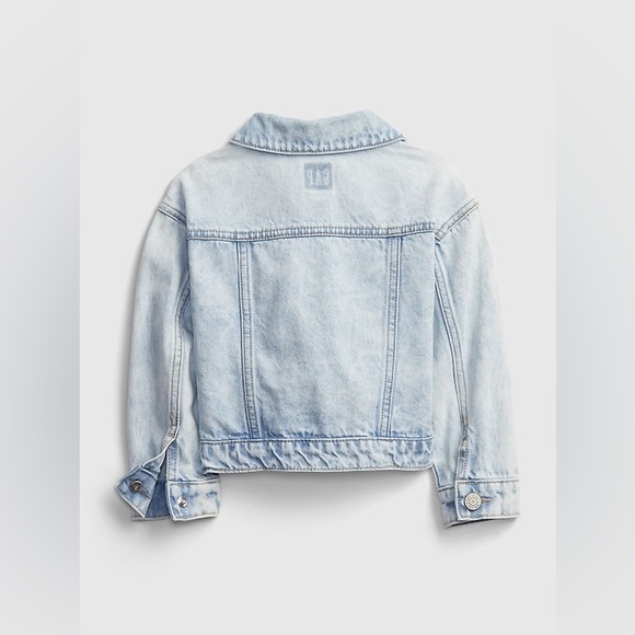 Baby Gap - Toddler Denim Jacket - Marble Wash - 12-18 months - Picture 4 of 5